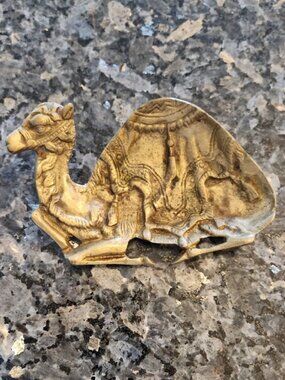 Antique Decorative Metal Camel Dish